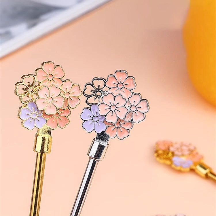 Zerelle – Cherry Blossom Spoon Set (Gold/Silver)
