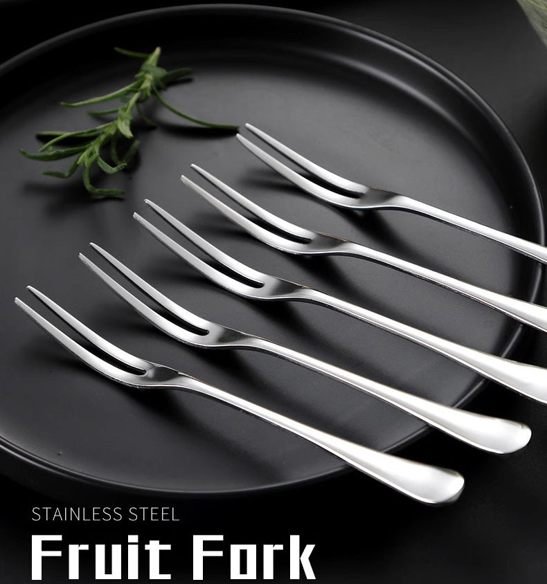 Zerelle – 5 Piece Steel Fruit Forks