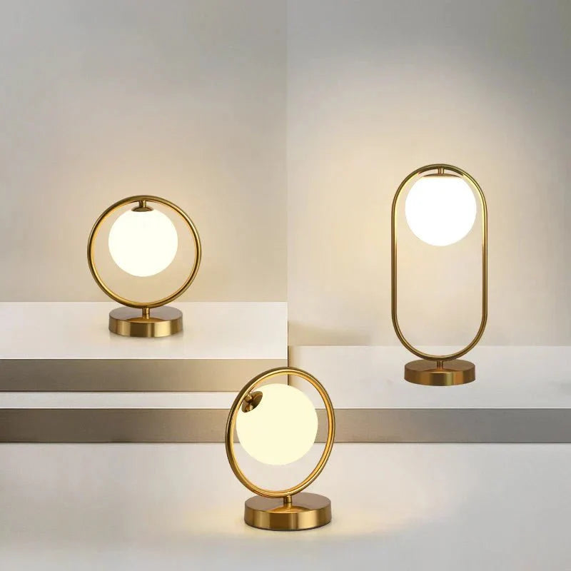 Zerelle – Modern Round LED Table Lamp
