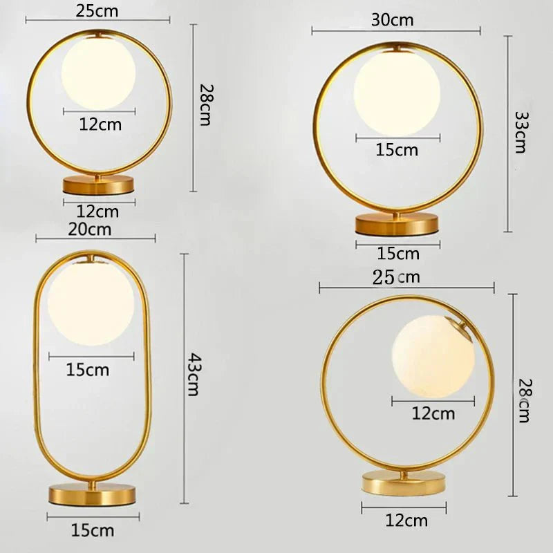 Zerelle – Modern Round LED Table Lamp