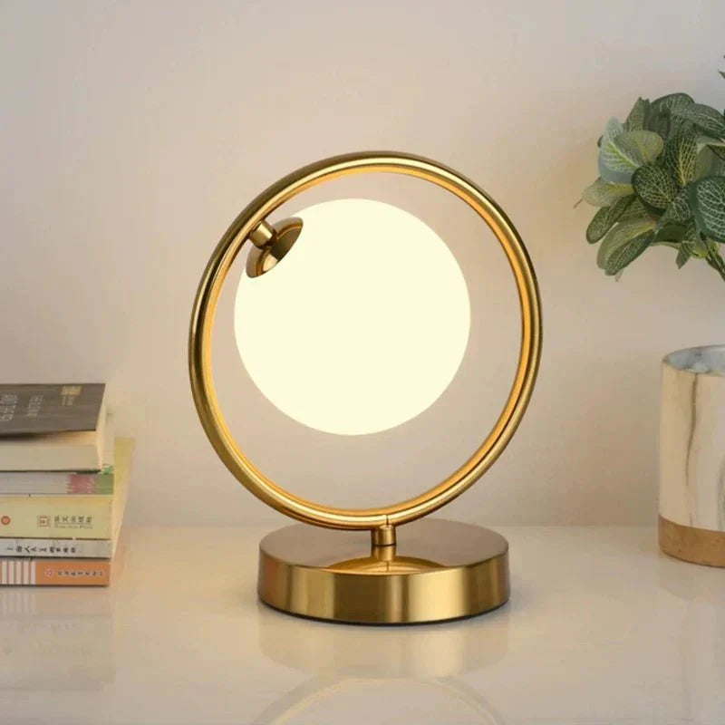 Zerelle – Modern Round LED Table Lamp
