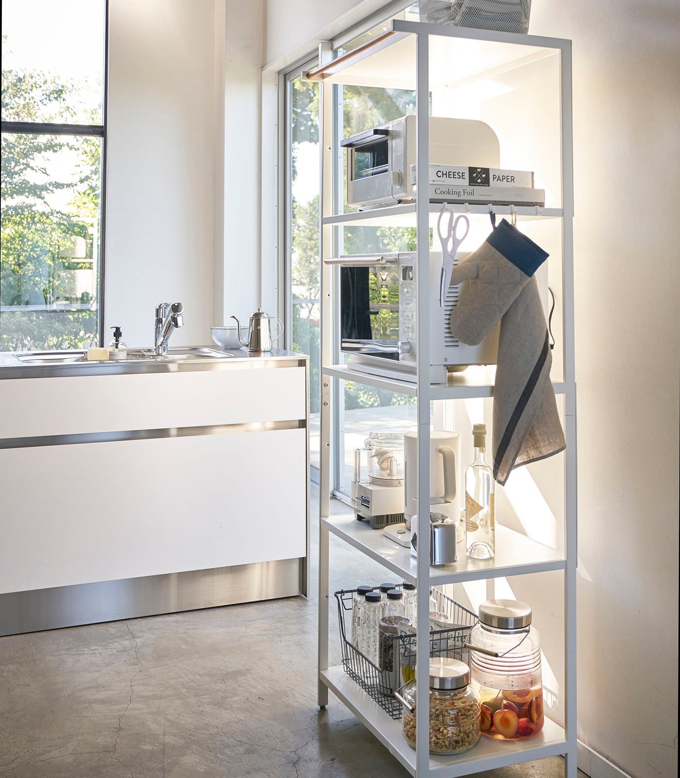 Zerelle – 67-Inch Steel Storage Rack