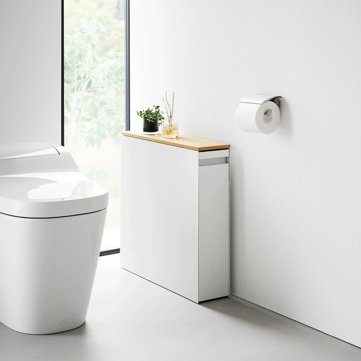 Zerelle – Pull-Out Bathroom Storage Cabinet