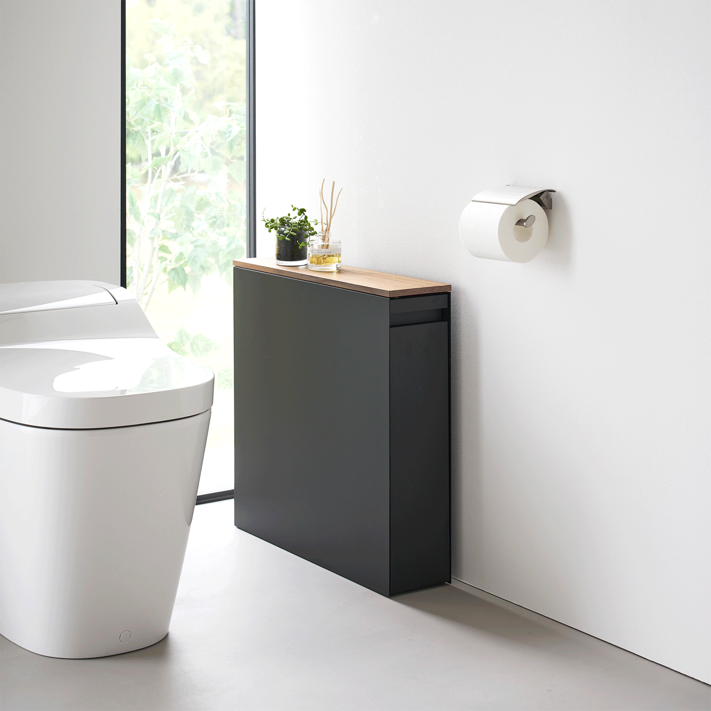Zerelle – Pull-Out Bathroom Storage Cabinet