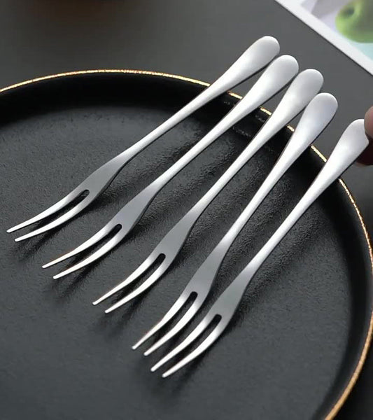 Zerelle – 5 Piece Steel Fruit Forks