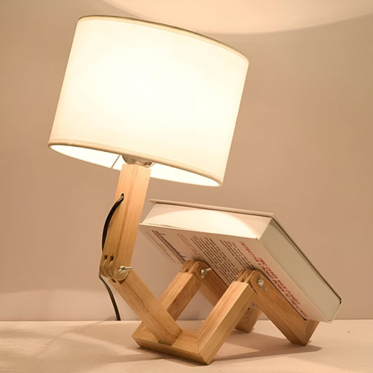 Zerelle – Adjustable Lamp with Wood Details