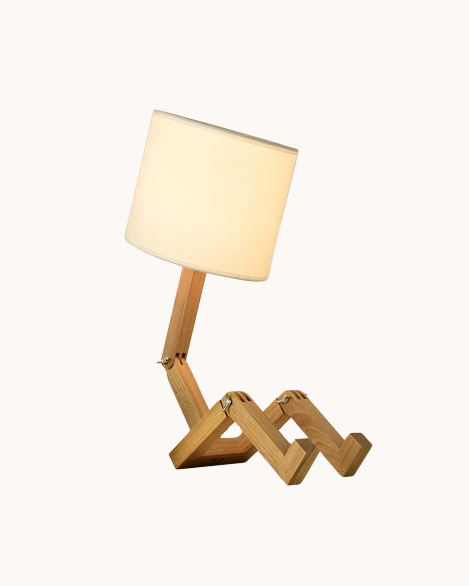 Zerelle – Adjustable Lamp with Wood Details