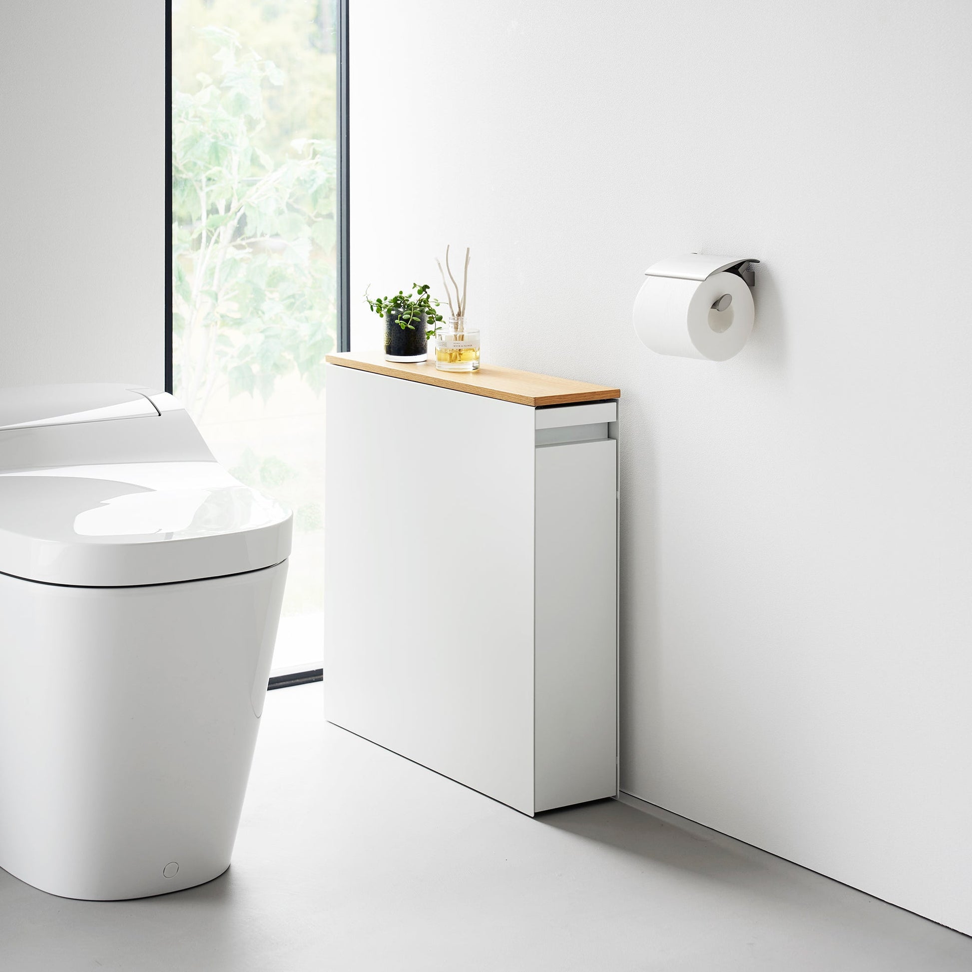 Zerelle – Pull-Out Bathroom Storage Cabinet