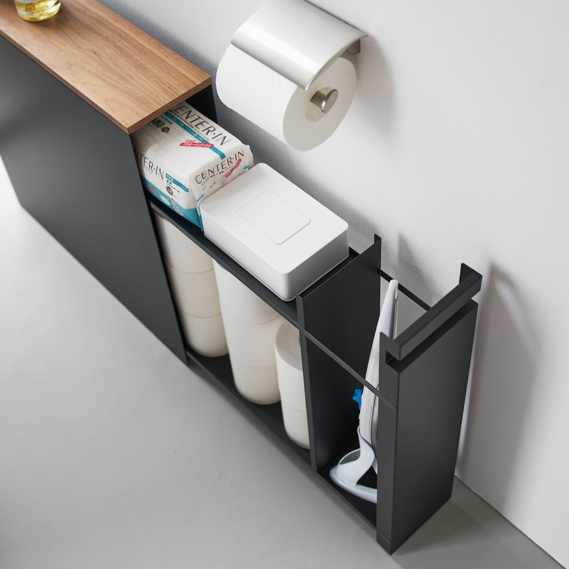 Zerelle – Pull-Out Bathroom Storage Cabinet